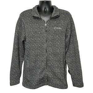 Columbia Men’s Chillin Fleece Jacket Size Large Dark Gray
